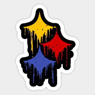 Dripping Hypocycloids Standard Sticker